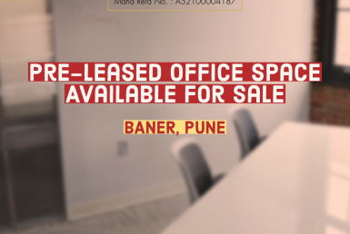 Pre-Leased Commercial Property For Sale in Baner, Pune, Maharashtra.